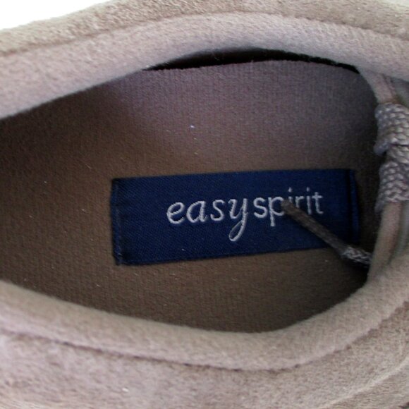 Easy Spirit "Oncue" Womens Taupe Gray Suede Lace-up Fashion Sneaker NWOB - 9M - Picture 4 of 8